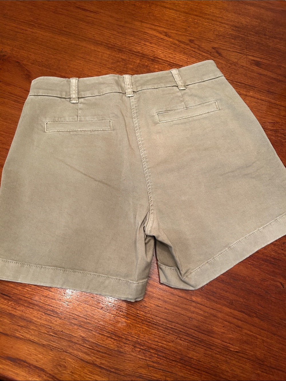 J. Crew Olive Cotton Chino Bermuda Shorts - Picture 8 of 13